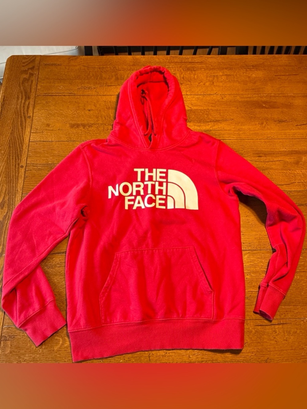 The North Face Red Logo Pullover Hoodie